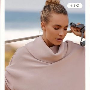 Varley Milton Sweatshirt in Mushroom